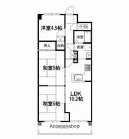 ハイツ山本603の間取り