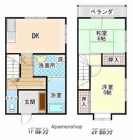 リバティーハウス曽根B3の間取り