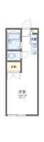 レオパレスプラージュ206の間取り