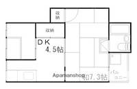 あさごハイムAの間取り