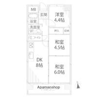 メゾン・ド・アルシュ203の間取り