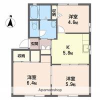 グリーンヒル今宿 Aの間取り