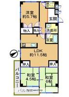 物件の間取り画像
