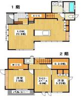 兵庫県姫路市香寺町溝口(一戸建)の賃貸物件戸建ての間取り