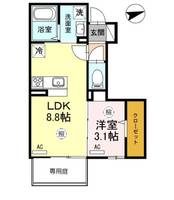 リッチキャッスルIIIの間取り