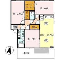 タウンコートオリビエ BB102の間取り