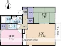 シャルムフルーレA棟の間取り