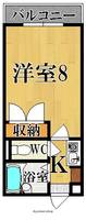 アエル宝来の間取り