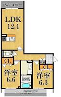 物件の間取り画像