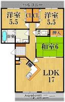 物件の間取り画像