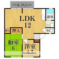 アルファ生駒の間取り