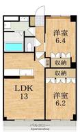 トウケンコーポ桜井南の間取り