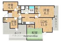 物件の間取り画像