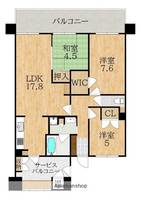 ローレルスクエア学研奈良登美ヶ丘I期の間取り