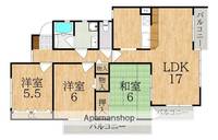 富雄サンパレスI号館の間取り