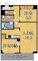 物件の間取り画像