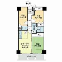 ライオンズマンション大和八木の間取り