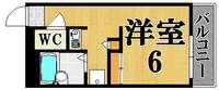 レオパレスたかがき202の間取り