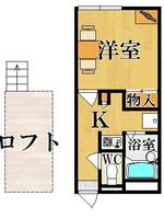 レオパレス藤尾202の間取り