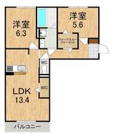 物件の間取り画像