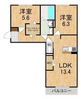 物件の間取り画像