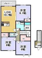 物件の間取り画像