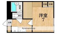 奈良県大和郡山市城南町(アパート)の賃貸物件の間取り