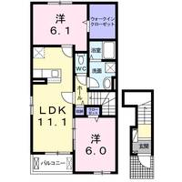プラシード(大和郡山市)の間取り