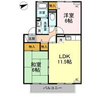 ディアコート 湖山の間取り