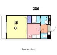 スカイマンションA306の間取り