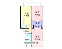 マンションカラマス102の間取り