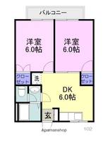 チェリー(彦名町)102の間取り