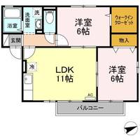 メールボワ B棟の間取り