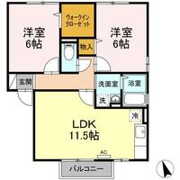 シャンメール B棟の間取り