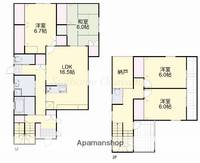 岡山県岡山市北区今保(一戸建)の賃貸物件戸建ての間取り