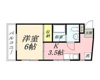 ラジール東古松202の間取り
