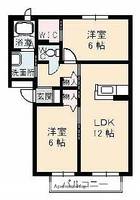 シャーメゾンANTICAの間取り