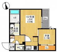 物件の間取り画像