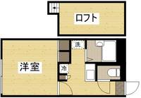 レオパレスR250岡山東の間取り