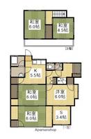 岡山県岡山市南区妹尾(一戸建)の賃貸物件戸建ての間取り