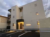 岡山県岡山市北区青江1丁目の賃貸アパートの外観