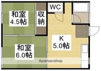伸和コーポ 2号13の間取り