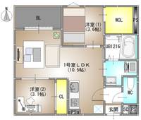 物件の間取り画像