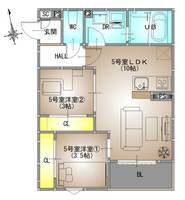 物件の間取り画像