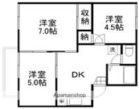 ラ・セーヌ白石106の間取り