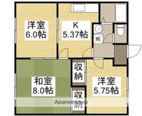 エンジェルパレスⅡ101の間取り
