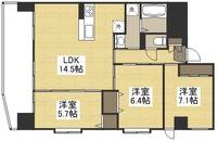 福富グリーンマンションの間取り
