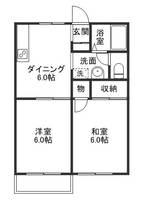 プレジールひかりの間取り