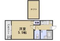 リヴェール豊成第2の間取り