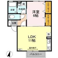 ブライト倉敷 A棟の間取り